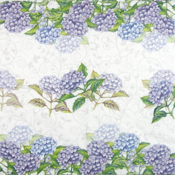 Lunch Napkins (20) - Hortensia