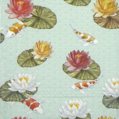 Cocktail Napkins (20) - Koi Carps