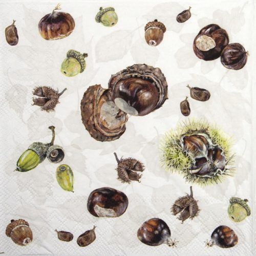 Lunch Napkins (20) - Chestnuts