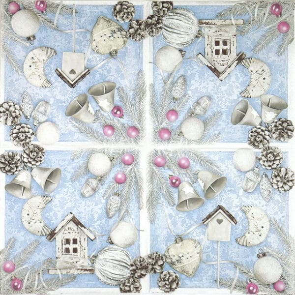 Lunch Napkins (20) - Pastel X-Mas Elements