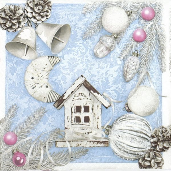 Lunch Napkins (20) - Pastel X-Mas Elements