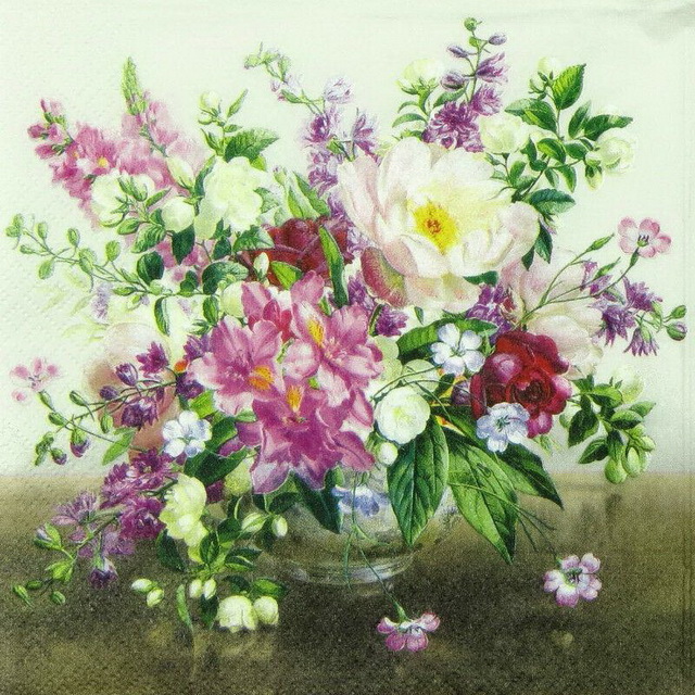 Paper Napkin - Bouquet Naturel