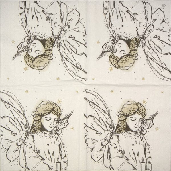 Paper Napkin - Like an Angel white