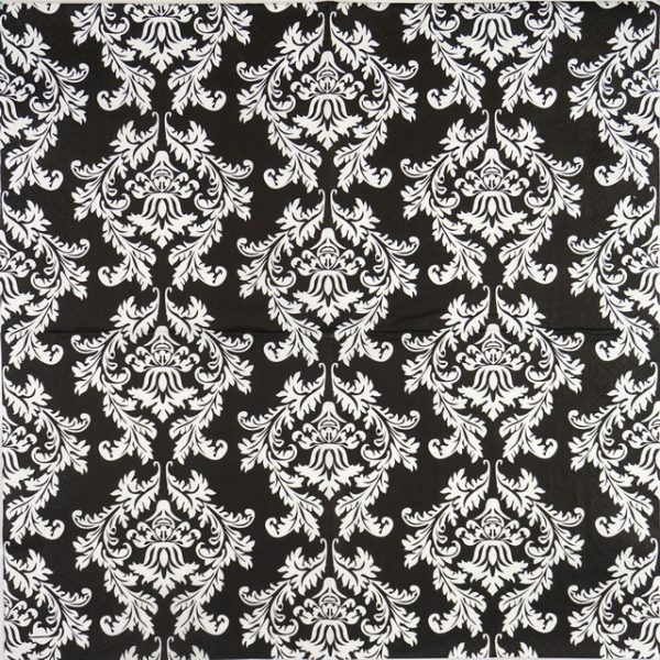 Paper Napkin - Black & white wallpaper