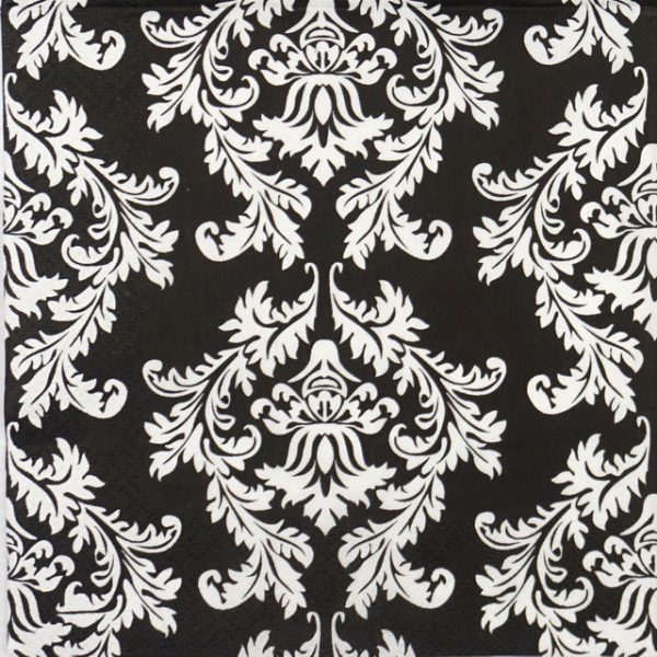Paper Napkin - Black & white wallpaper