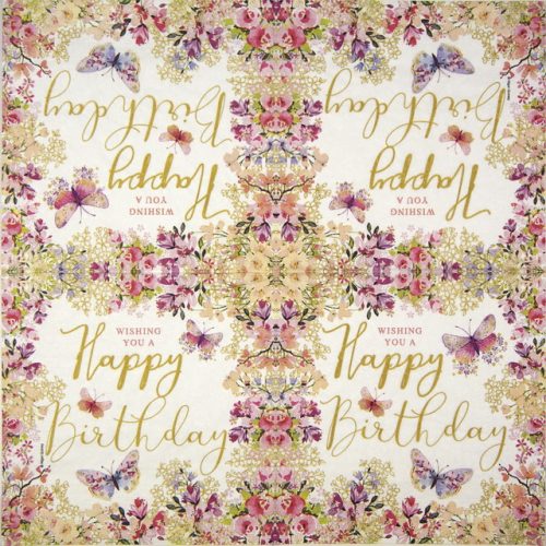 Paper Napkin - Happy Birthday Wishes