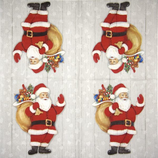 Lunch Napkins (20) - Whimsical "Santa" - Image 2