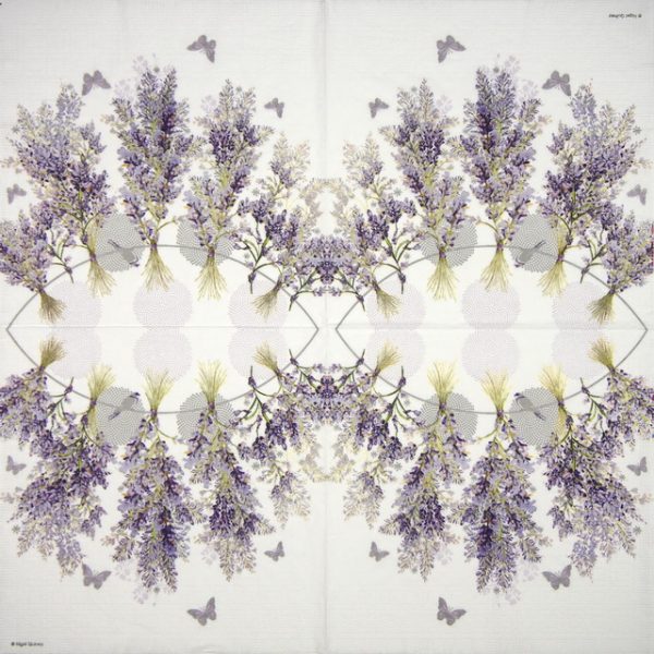 Lunch Napkins (20) - Nigel Quiney: Hanging Lavender - Image 2