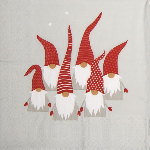 Paper Napkin - Scandic Santas