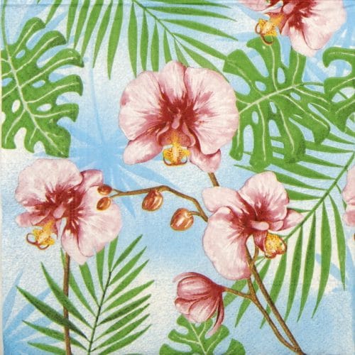Paper Napkin - Tropical Plants