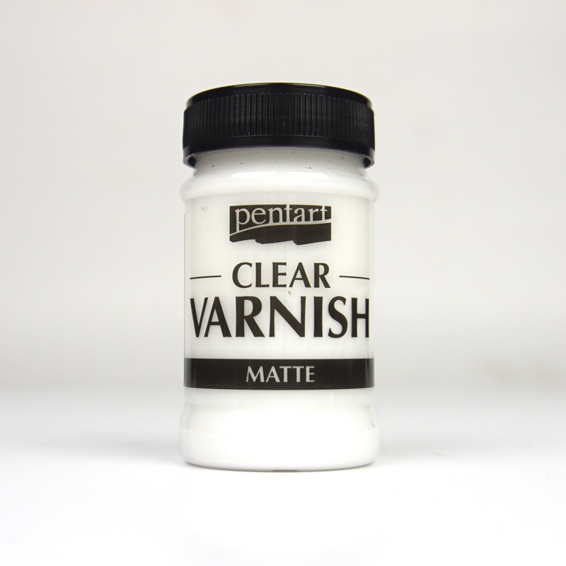 Pentart Solvent based Clear Varnish MATTE or Glossy 100ml - Picture 3 of 3