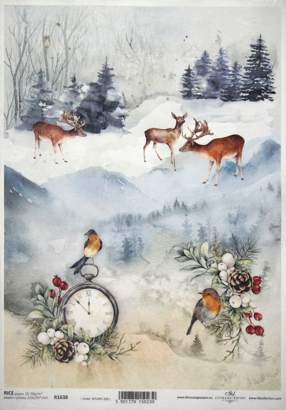 Rice Paper - Winter Time - R1638_ITD