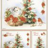 Rice Paper - Christmas Cat