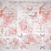 Rice Paper - Ballet Dancer Pink 32x45cm