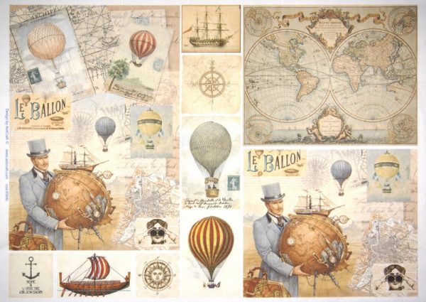 Rice Paper - Travel by Balloon