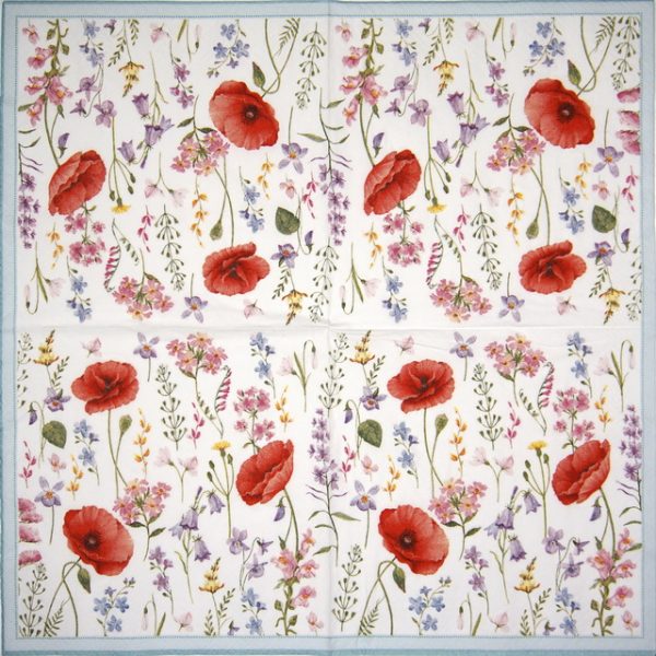 Paper Napkin - Les Coquelicots