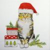 Paper Napkin - Carola Pabst: Christmas Kitty