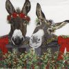 Paper Napkin - Ute Krause: Felt Reindeer grey