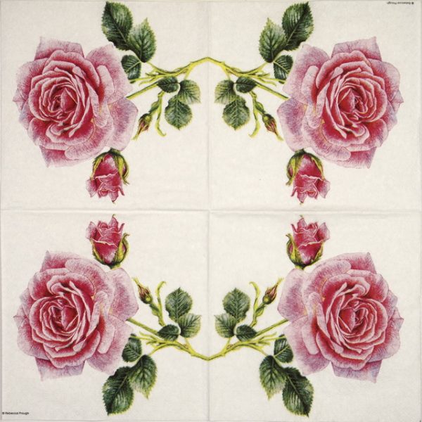 Paper Napkin - Rebecca Prough: Rosedal - Image 2