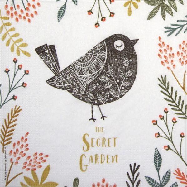 Paper Napkin - Jade Mosinski: Secret Garden