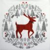 Paper Napkin - Tracey English: Silver Deer