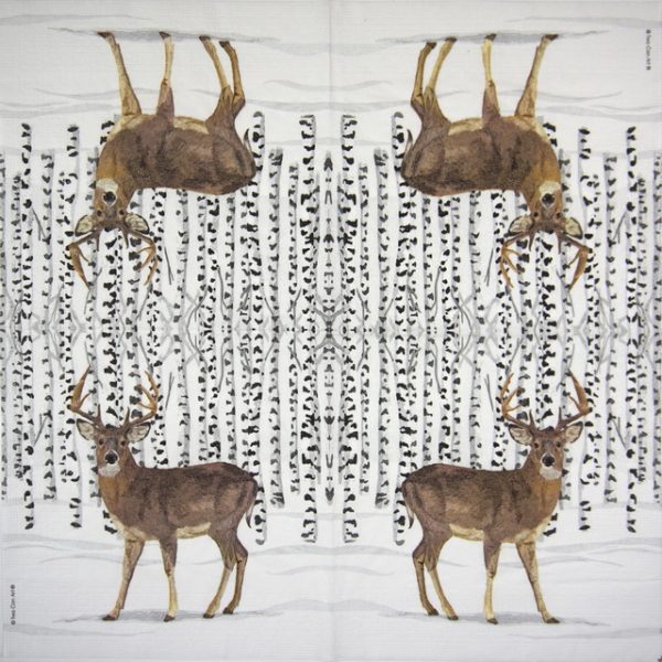 Lunch Napkins (20) - Two Can Art: Wilderness Stag - Image 2