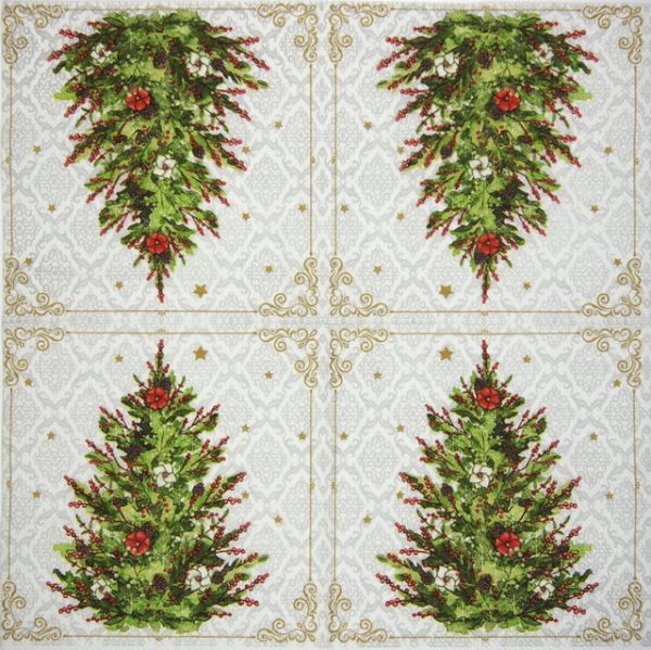 Cocktail Napkins (20) - Christmas Tree