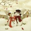 Lunch Napkins (20) - Snowy Family