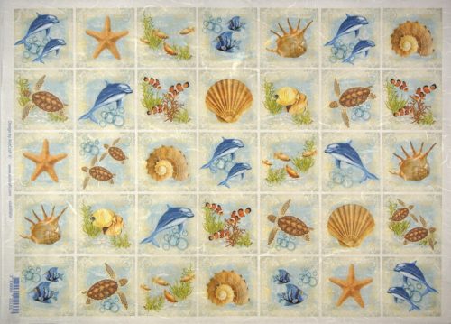 Rice Paper -  Seaworld 32x45cm