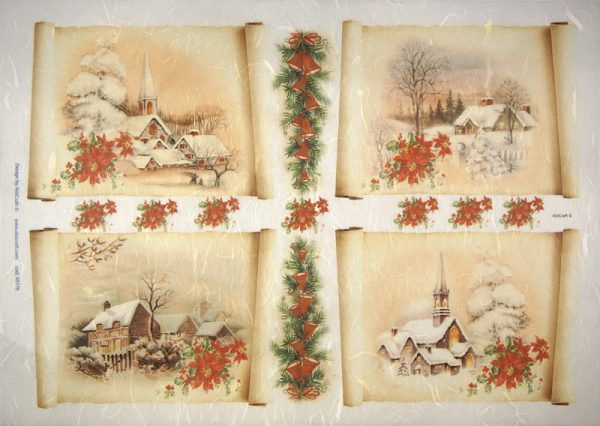 Rice Paper -  Winter Landscape