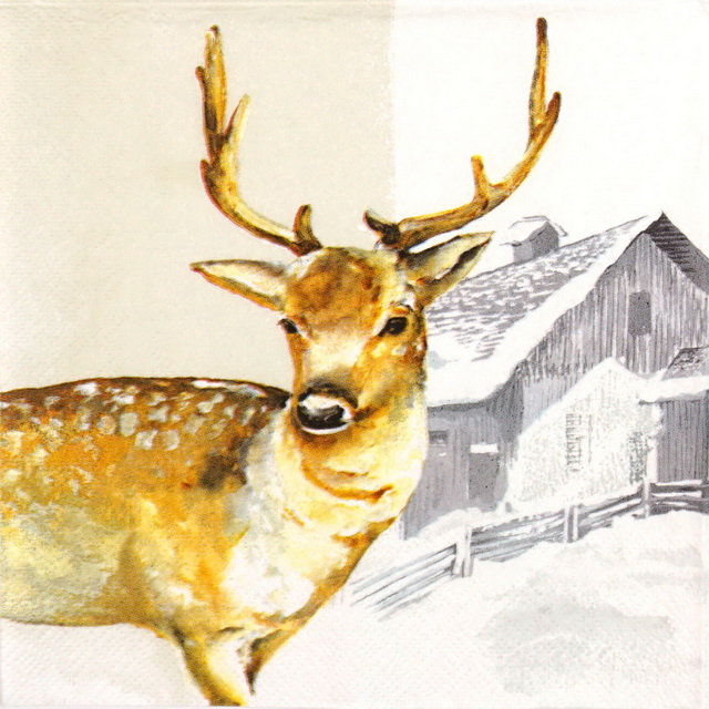 Paper Napkin - Mountain Deer