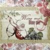 Paper Napkin - Wine me dine me