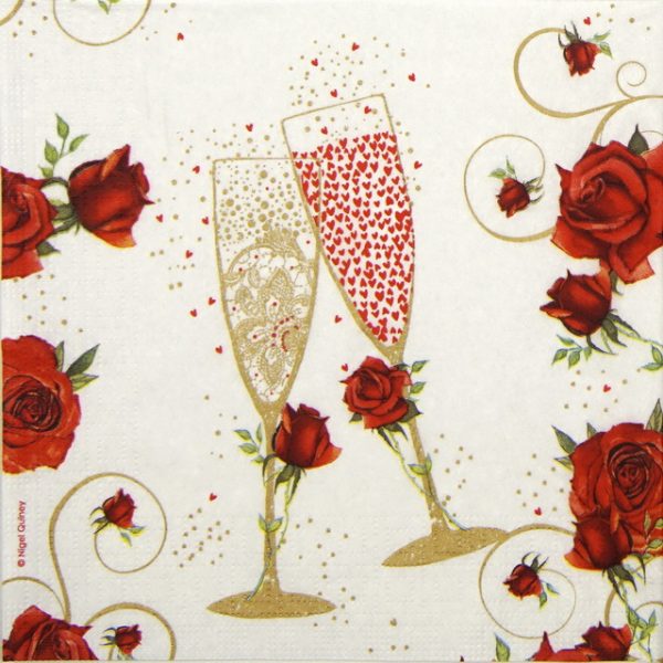 Lunch Napkins (20) - Nigel Quiney: To Love