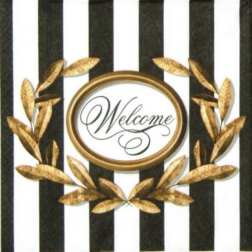 Paper Napkin - Welcome