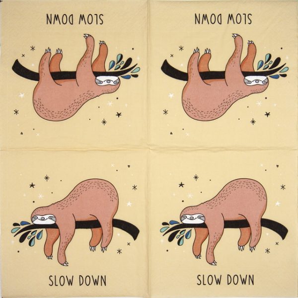 Paper Napkin - Slow Down