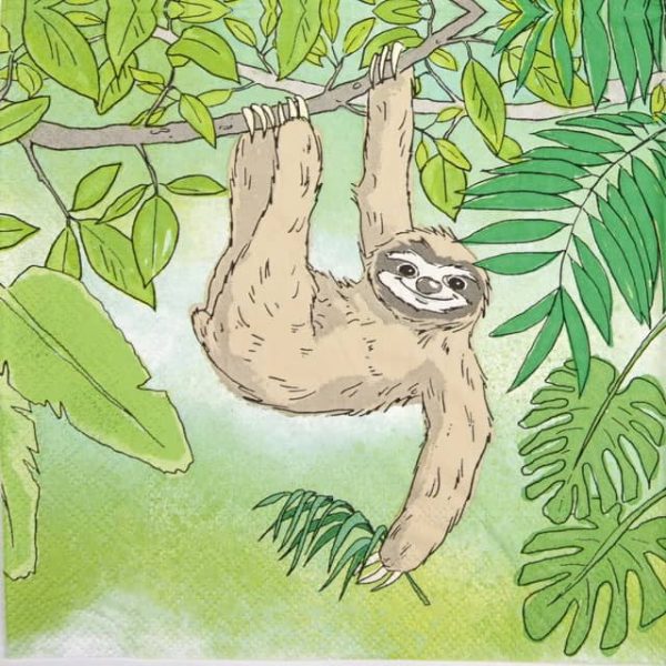 Lunch Napkins (20) - Lazy Life