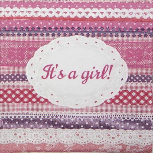 Cocktail Napkin - It's A Girl