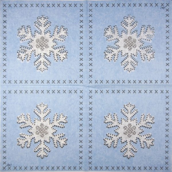 Paper Napkin - Ute Krause: Felt Snowflake