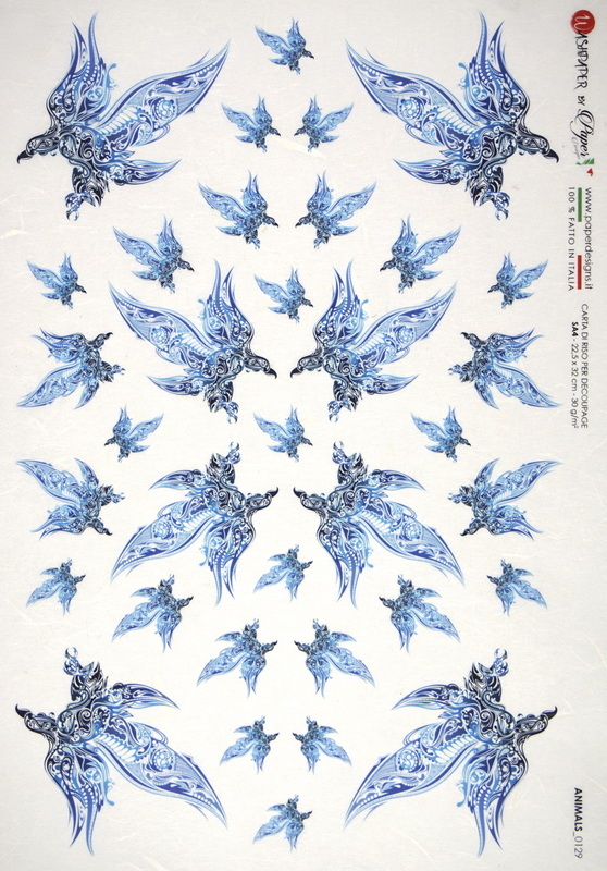 Rice Paper - Birds Ornament