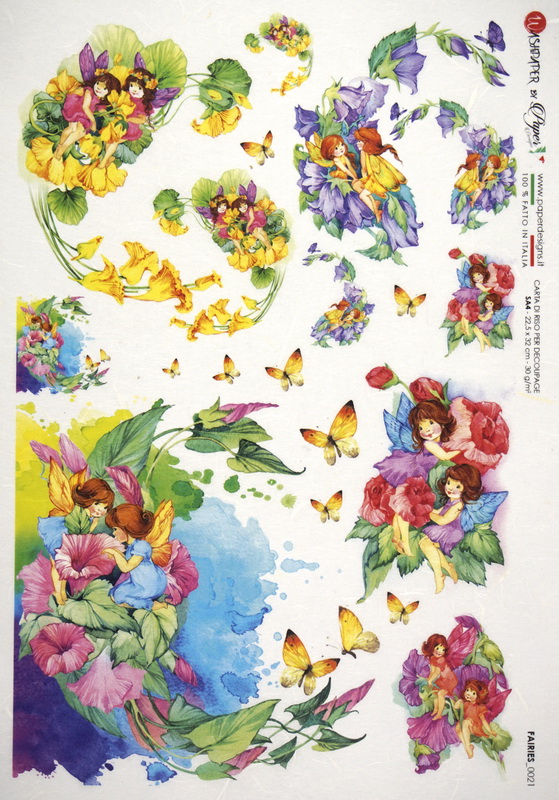 Rice Paper - Cute Flower Fairies