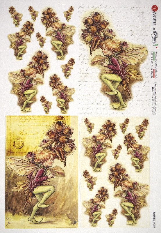 Rice Paper The Burdock Fairy Napkin Shop