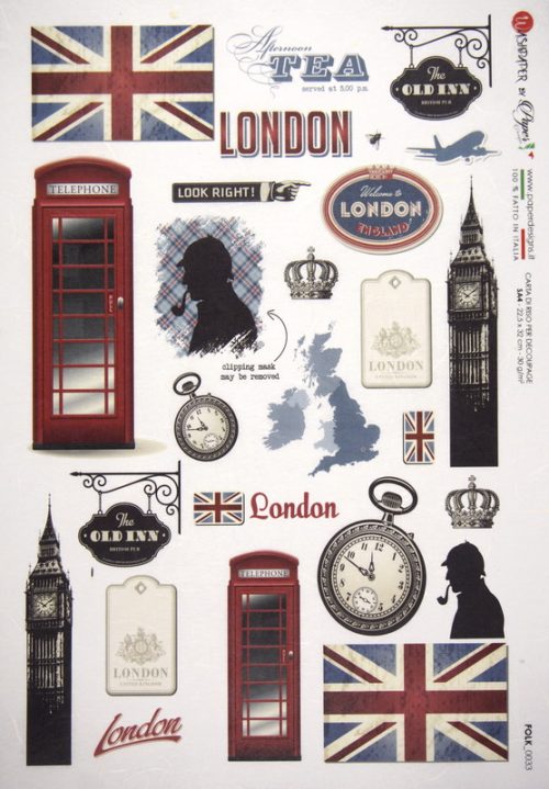 Rice Paper - London (22 x 32cm)