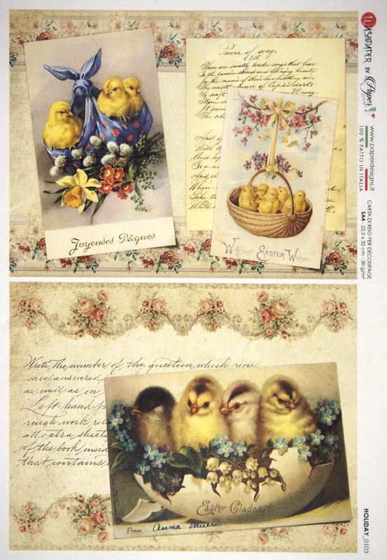 Rice Paper - Easter Wishes (22 x 32cm)
