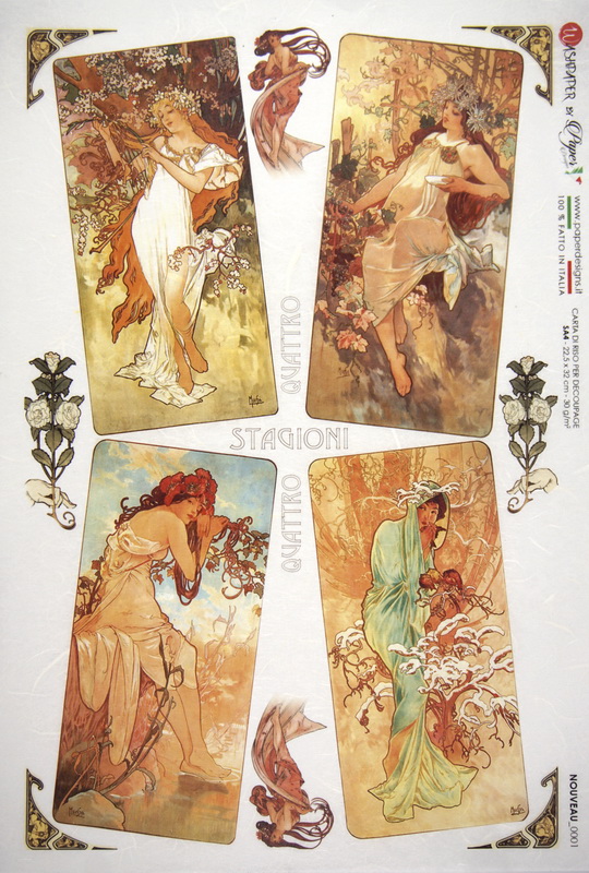 Rice Paper - Mucha: The Seasons