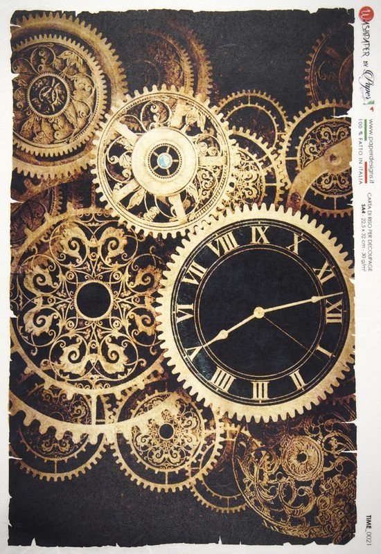 Rice Paper Clock Movements Napkin Shop