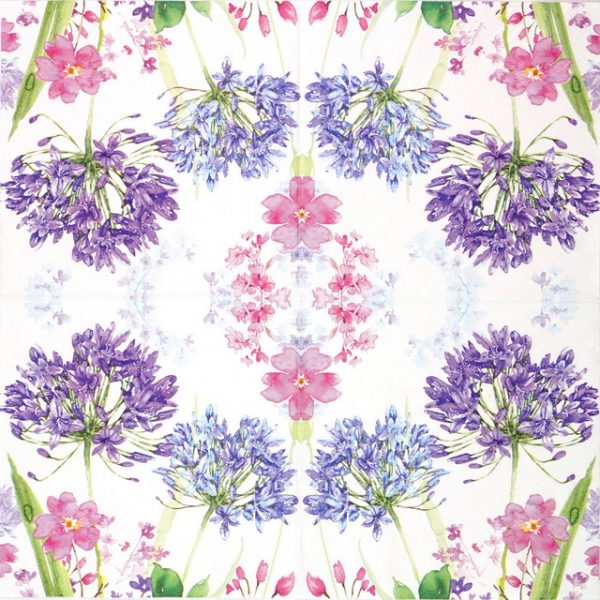 Paper Napkin - Purple Agapanthe