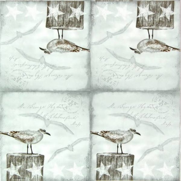 Paper Napkin - Seagulls - Image 2