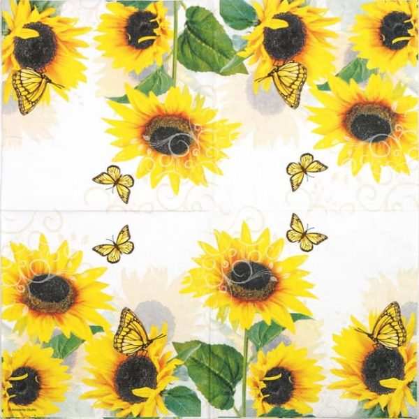 Cocktail Napkin - Sunny Butterfly