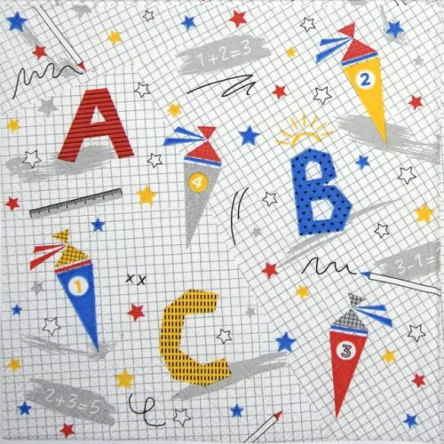 Lunch Napkins (20) - ABC