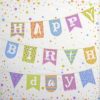 Paper Napkin - Birthday Garland Blue